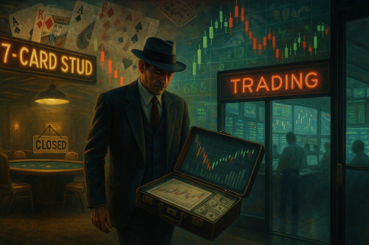From 7-Card Stud Poker to Trading - Strategic Decision Making